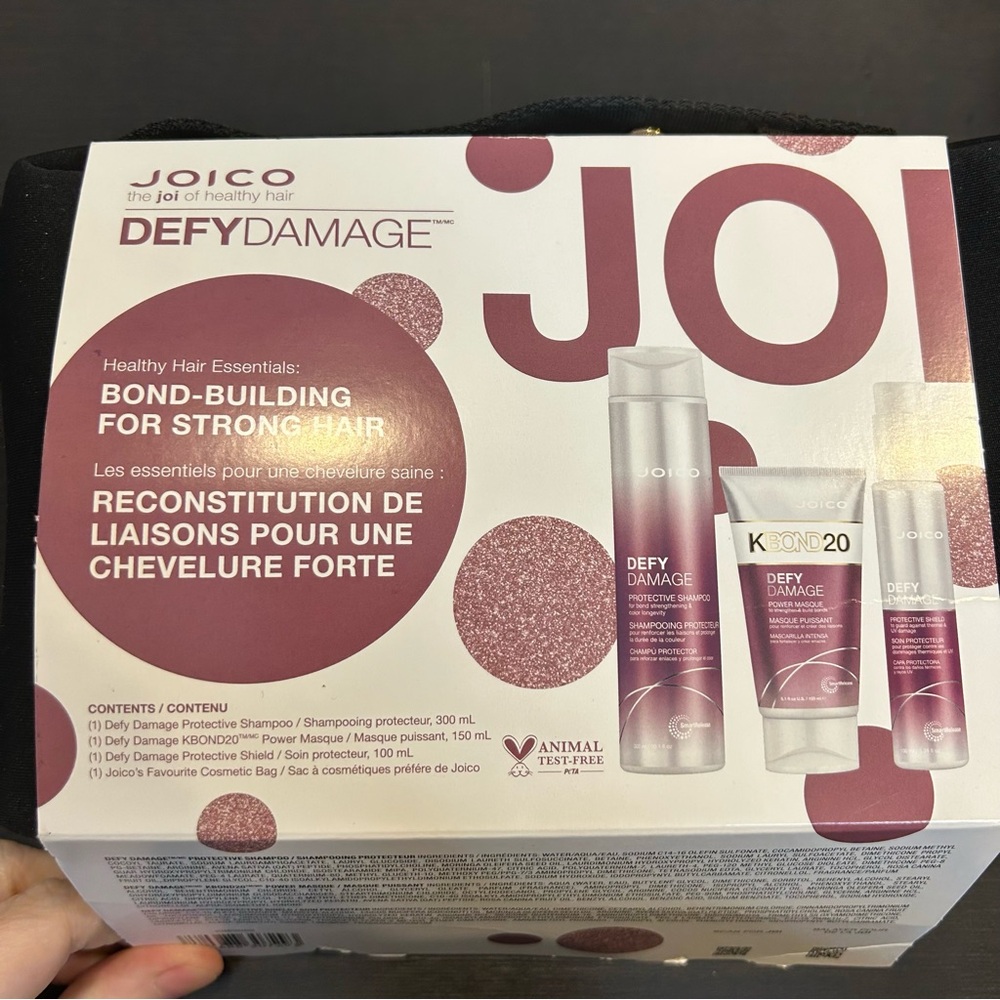Joico Defy Damage Holiday Trio Gift Set Shampoo Power Masque Protective Shield - Picture 7 of 7